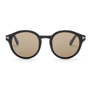 Tom Ford Lucho 49mm Round Sunglasses